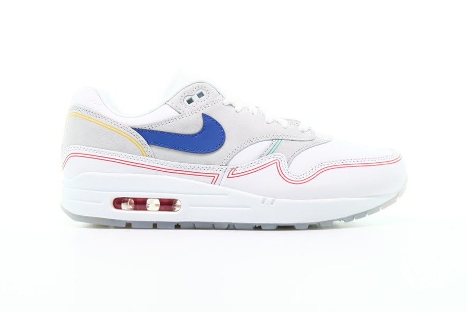 Nike Air Max 1 By Day Red Blue Yellow Teal