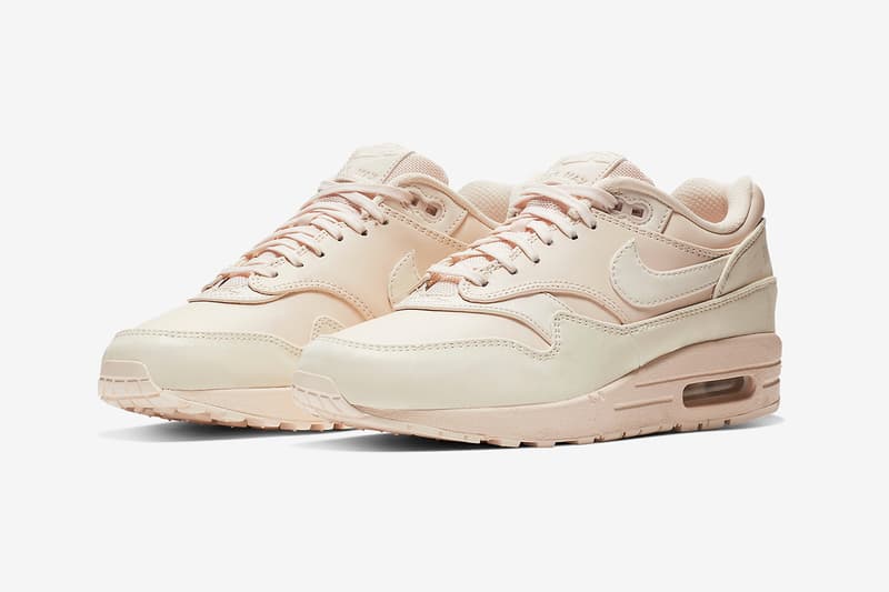 nike air max 1 lx guava ice leather pastel pink peach