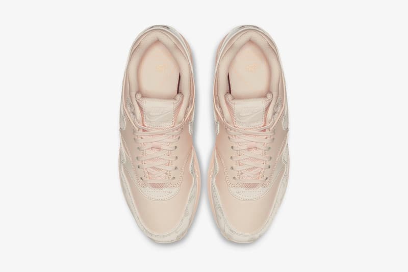 nike air max 1 lx guava ice leather pastel pink peach