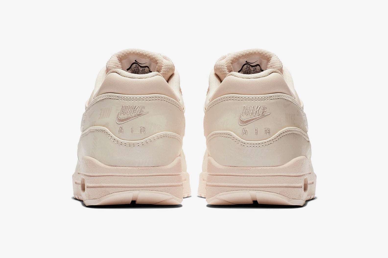 nike air max 1 lx guava ice leather pastel pink peach