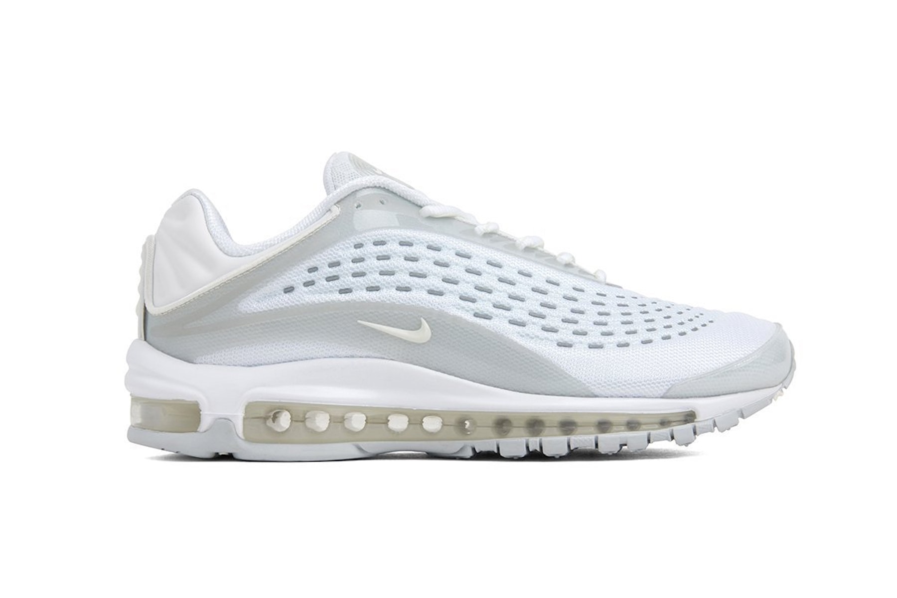 Nike Air Max Deluxe White/Sail/Pure Platinum Sneaker Colorway Shoe Drop Clean White Trainer