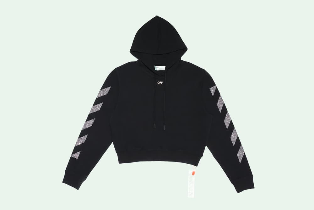 Off-White Virgil Abloh Selfridges Collaboration Industrial Belt Binder Clip Bag Pink Denim Jacket Sweater Hoodie