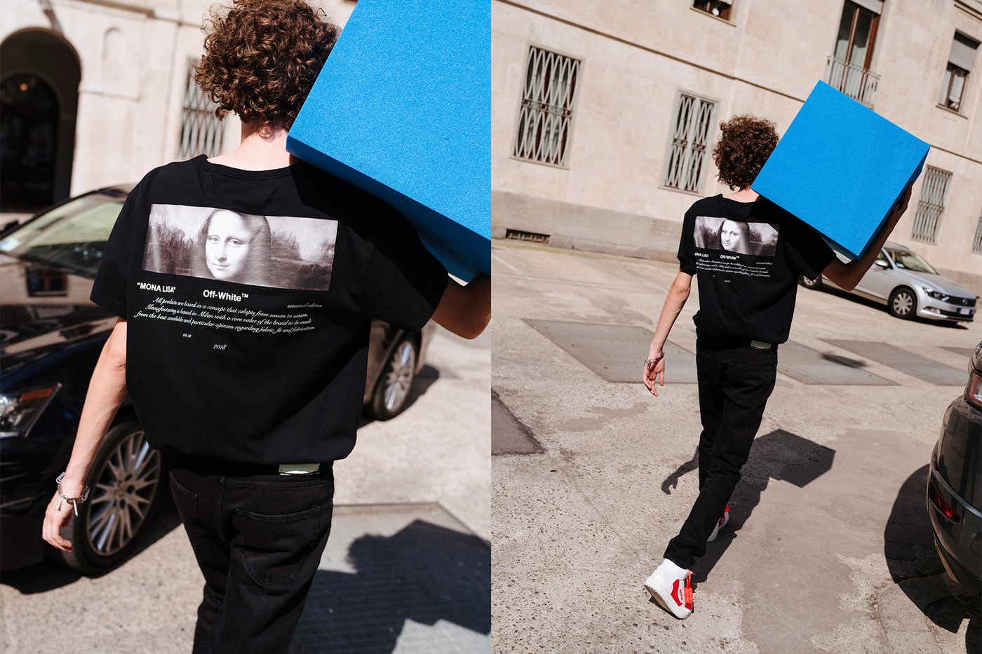 Off-White For All Collection Second Lookbook Mona Lisa T-shirt Black