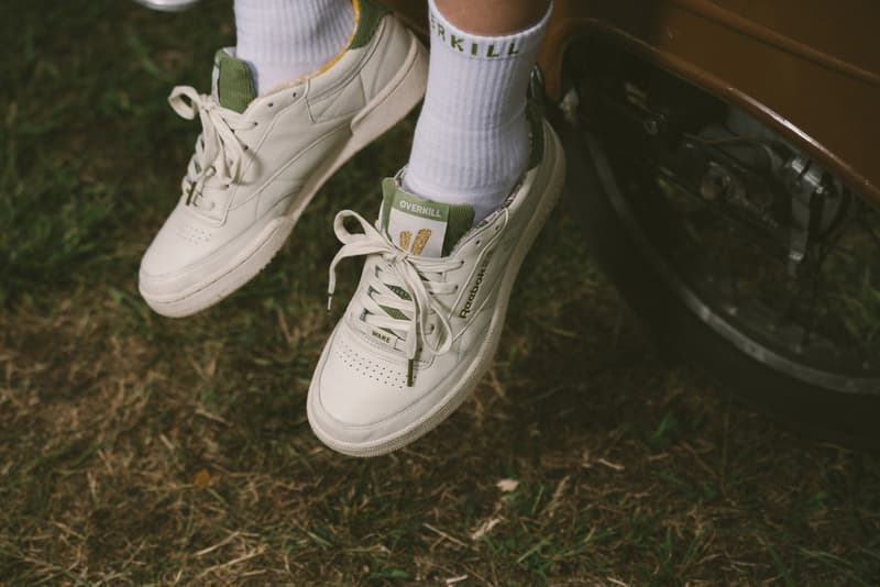 Overkill Reebok Classic Berlin 1985 Capsule Collection Sneaker Green White Shoe Apparel Campaign Lookbook Editorial