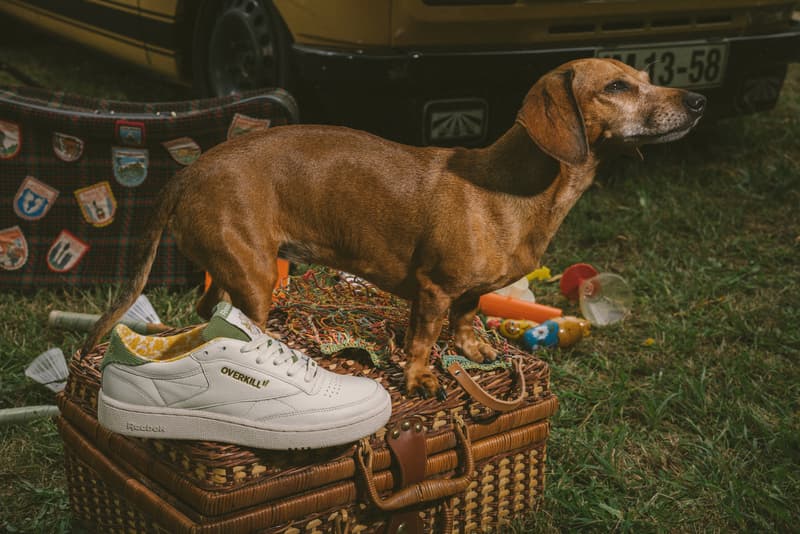 Overkill Reebok Classic Berlin 1985 Capsule Collection Sneaker Green White Shoe Apparel Campaign Lookbook Editorial