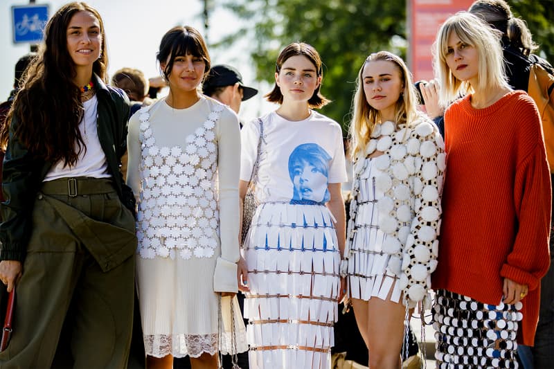 paris fashion week ss19 spring summer 2019 street style streetsnaps louis vuitton alexander wang chanel celine off white