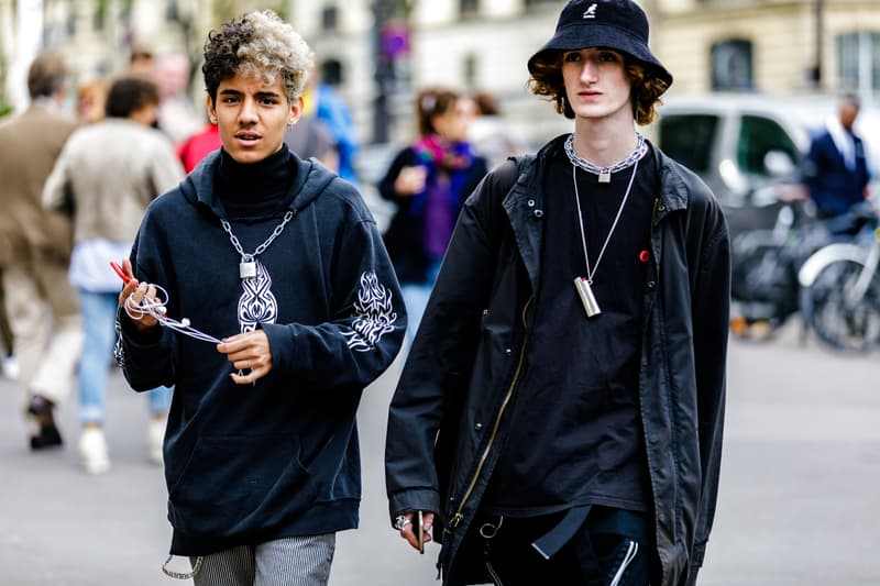 paris fashion week ss19 spring summer 2019 street style streetsnaps louis vuitton alexander wang chanel celine off white