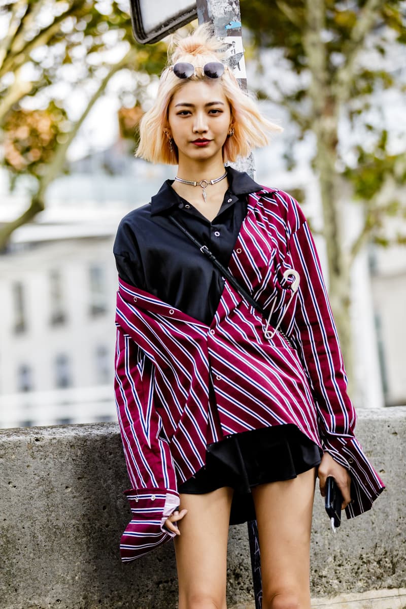 paris fashion week ss19 spring summer 2019 street style streetsnaps louis vuitton alexander wang chanel celine off white