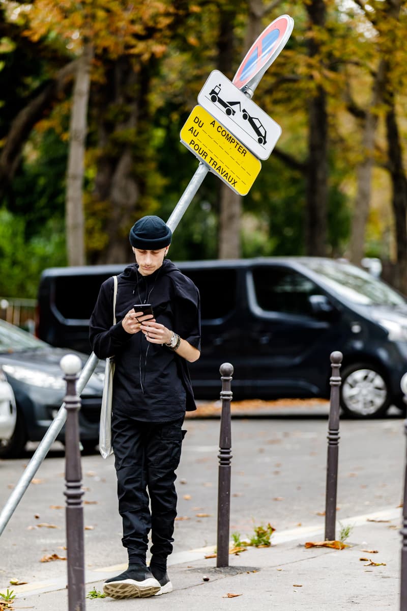 paris fashion week ss19 spring summer 2019 street style streetsnaps louis vuitton alexander wang chanel celine off white