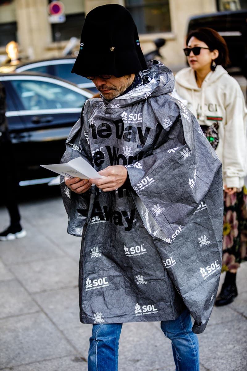 paris fashion week ss19 spring summer 2019 street style streetsnaps louis vuitton alexander wang chanel celine off white