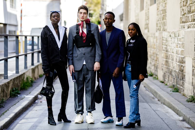 paris fashion week ss19 spring summer 2019 street style streetsnaps louis vuitton alexander wang chanel celine off white