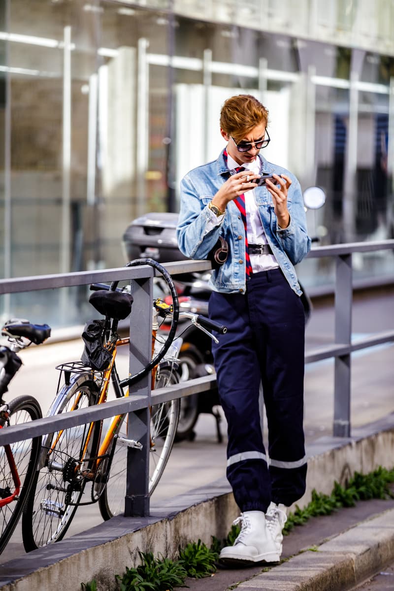 paris fashion week ss19 spring summer 2019 street style streetsnaps louis vuitton alexander wang chanel celine off white