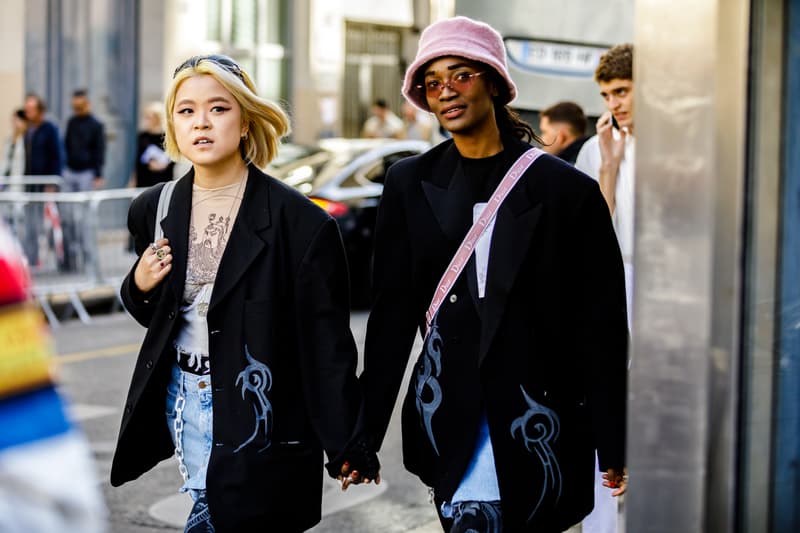 paris fashion week ss19 spring summer 2019 street style streetsnaps louis vuitton alexander wang chanel celine off white