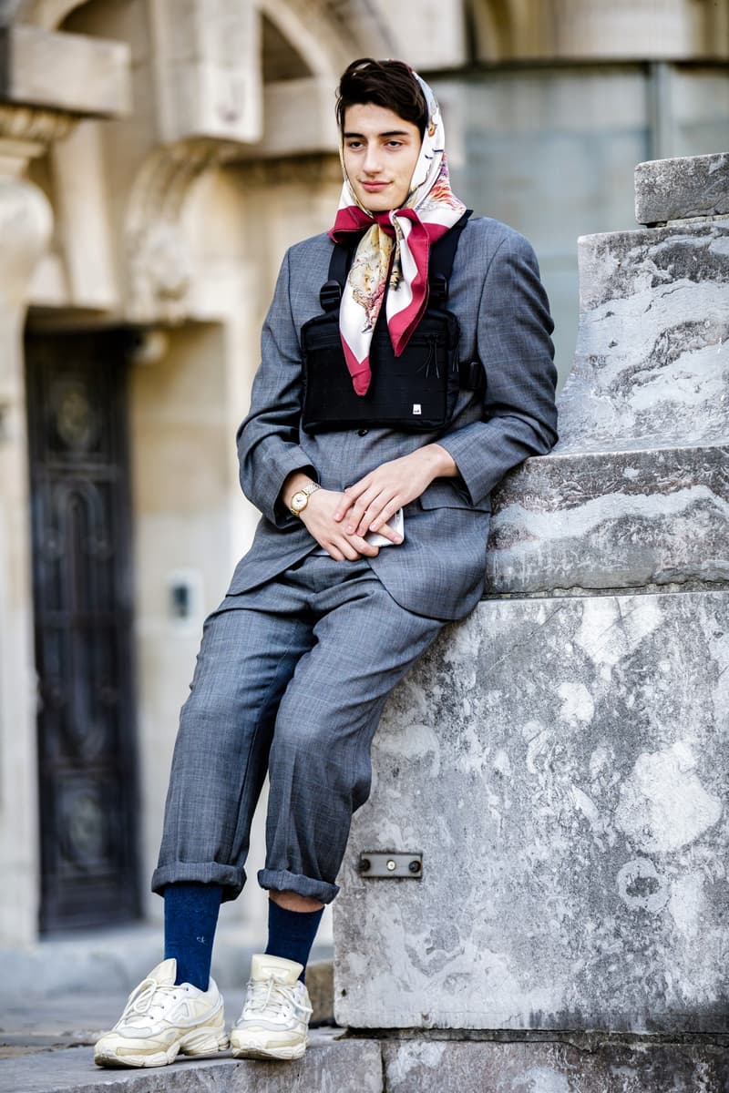 paris fashion week ss19 spring summer 2019 street style streetsnaps louis vuitton alexander wang chanel celine off white