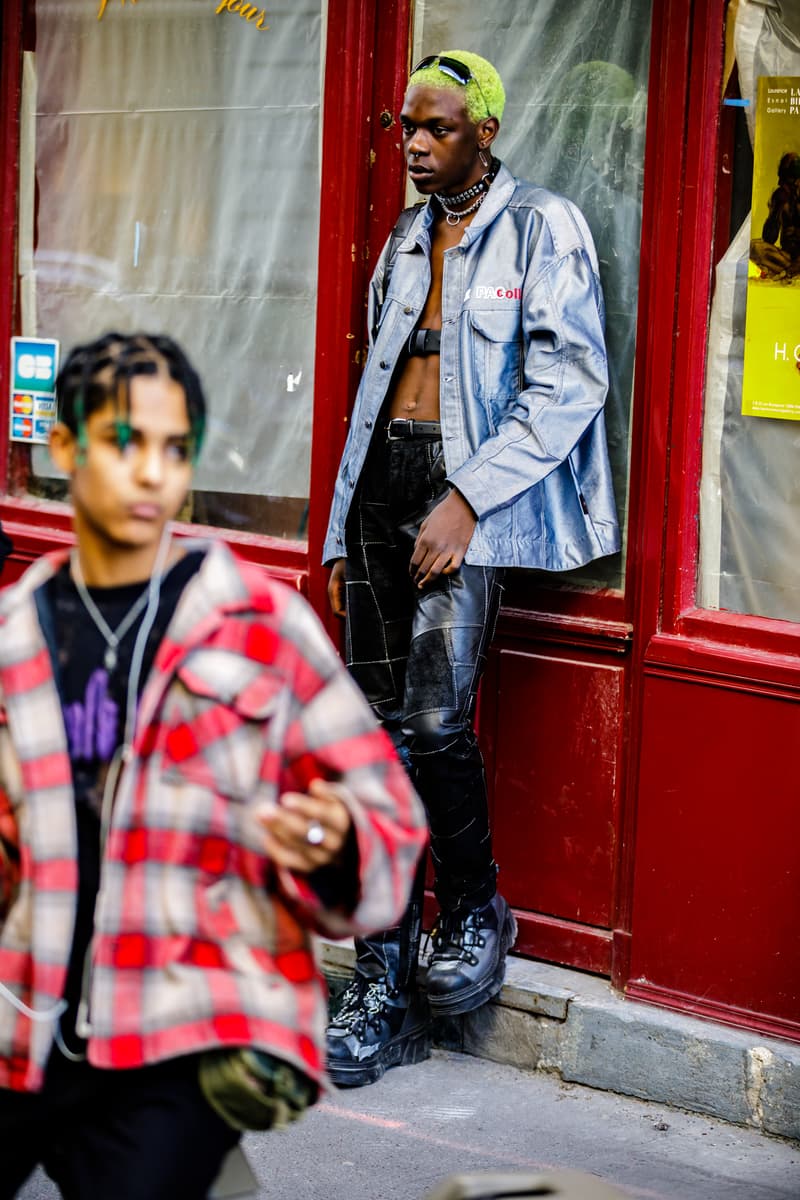 paris fashion week ss19 spring summer 2019 street style streetsnaps louis vuitton alexander wang chanel celine off white