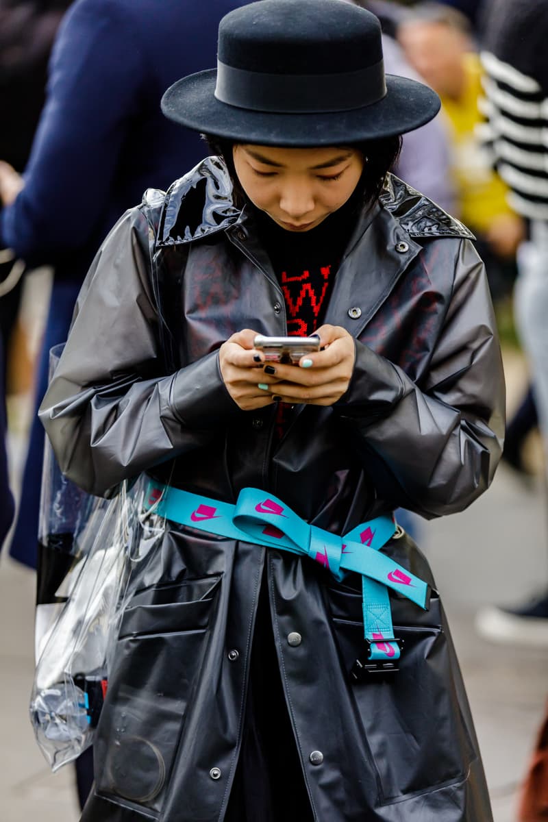 paris fashion week ss19 spring summer 2019 street style streetsnaps louis vuitton alexander wang chanel celine off white