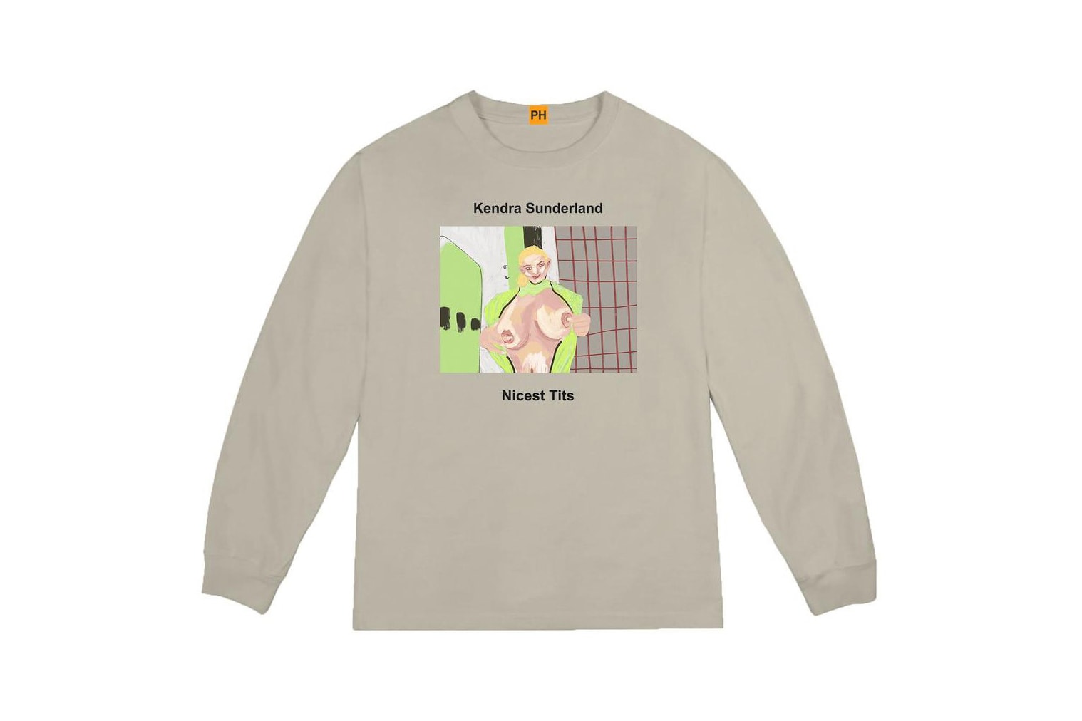Pornhub YEEZY Kanye West Kendra Sunderland Long Sleeve Shirt Collaboration Capsule Collection