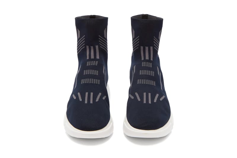 prada cloudbust high top sock trainer navy matchesfashion