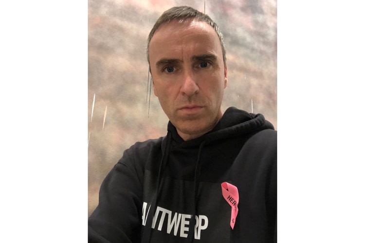 Raf Simons Supports Breast Cancer Awareness With "HEROES" Pink Ribbon