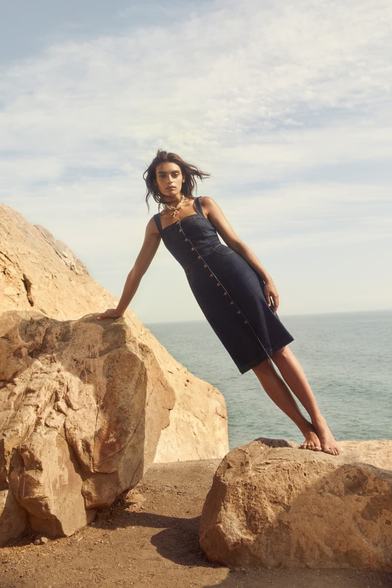 Reformation Ref Fall 2018 Jeans Collection Editorial Camille Dress Kasai