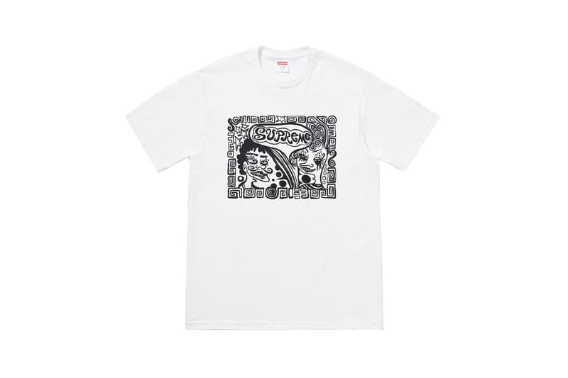 Supreme Fall 2018 Tabboo! T-Shirt Tees White