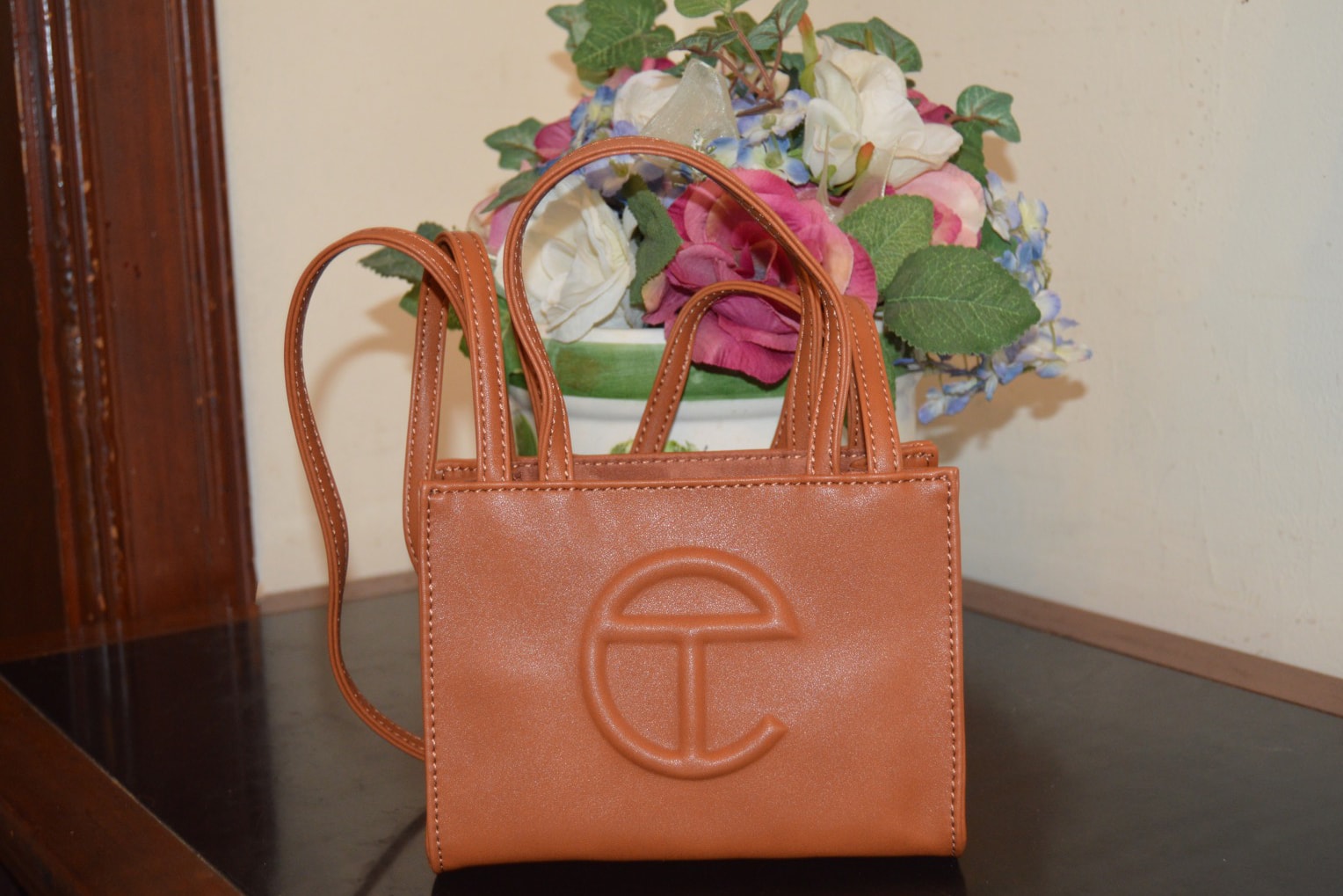 Telfar Small Shopping Bag Tan
