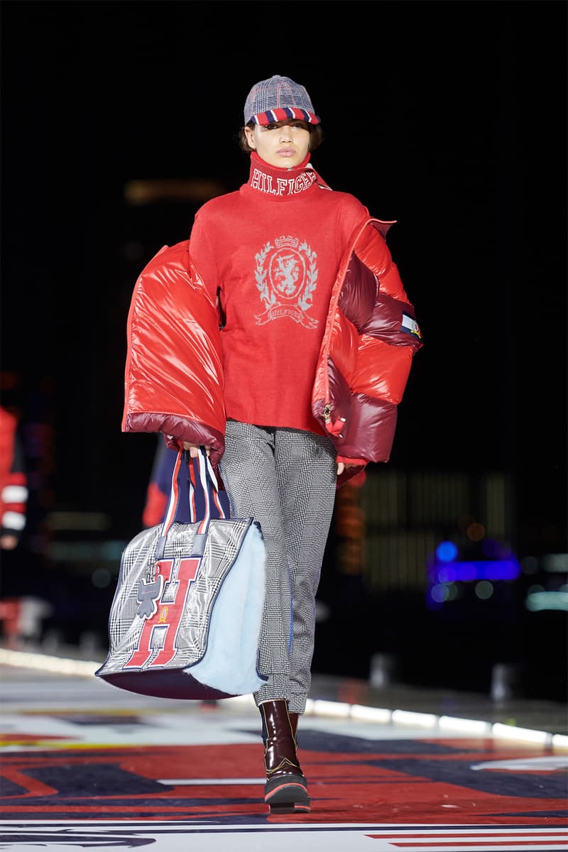 Tommy Hilfiger TommyNow Shanghai Runway Fashion Show Winnie Harlow Hailey Baldwin Josephine Skriver Lewis Hamilton