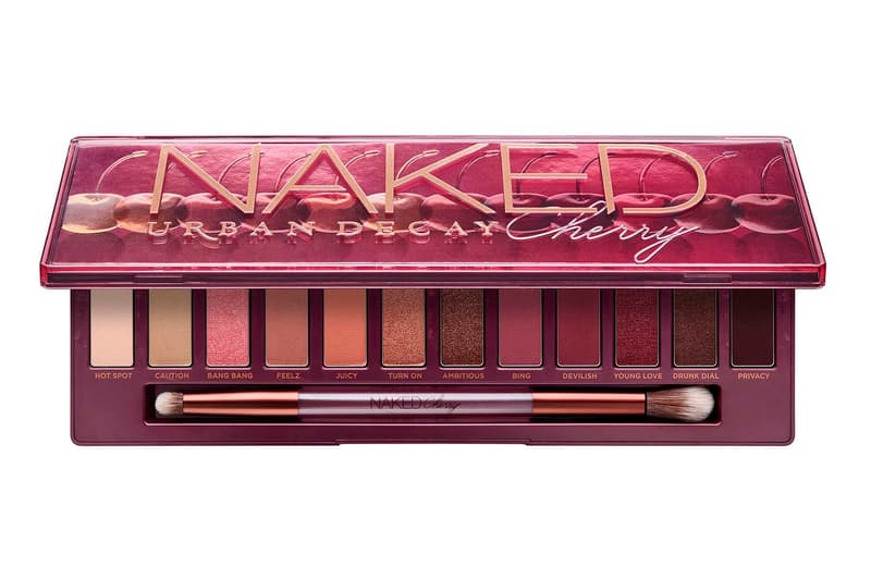 Urban Decay Naked Cherry Eyeshadow Palette Packaging Brush