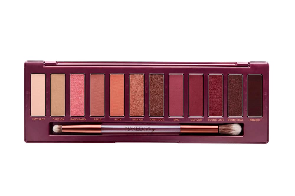 Urban Decay Naked Cherry Eyeshadow Palette Shades Brush
