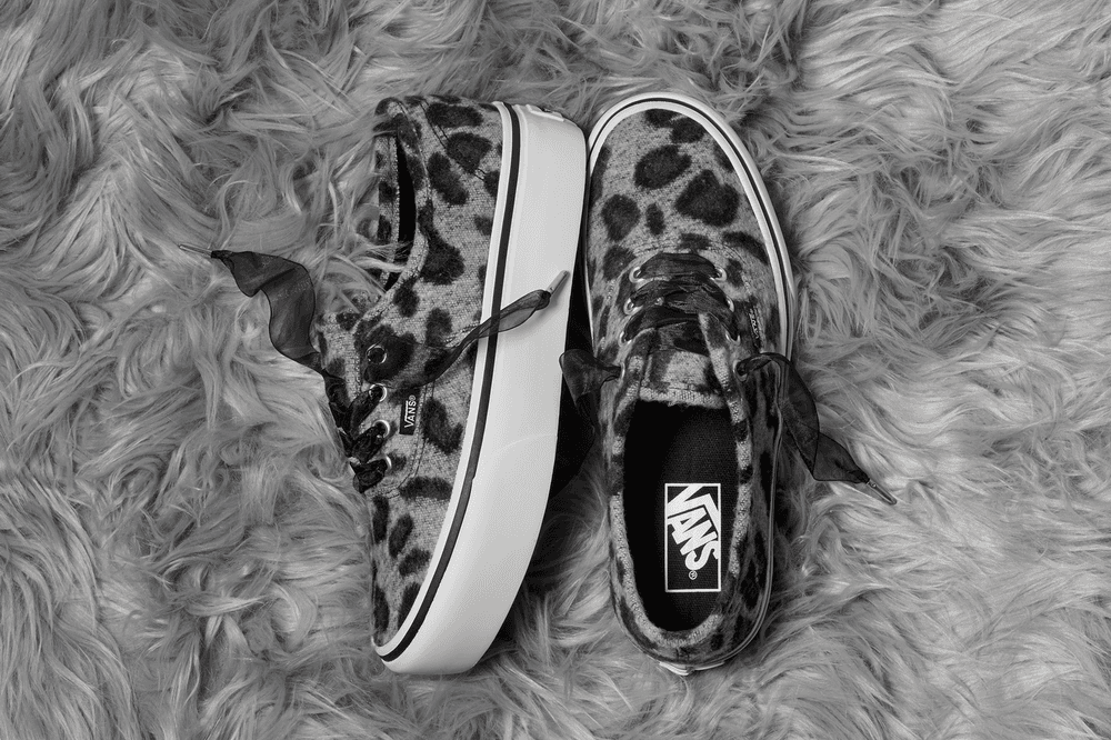Vans Fuzzy Leopard Authentic Platform 2.0 Classic Slip On