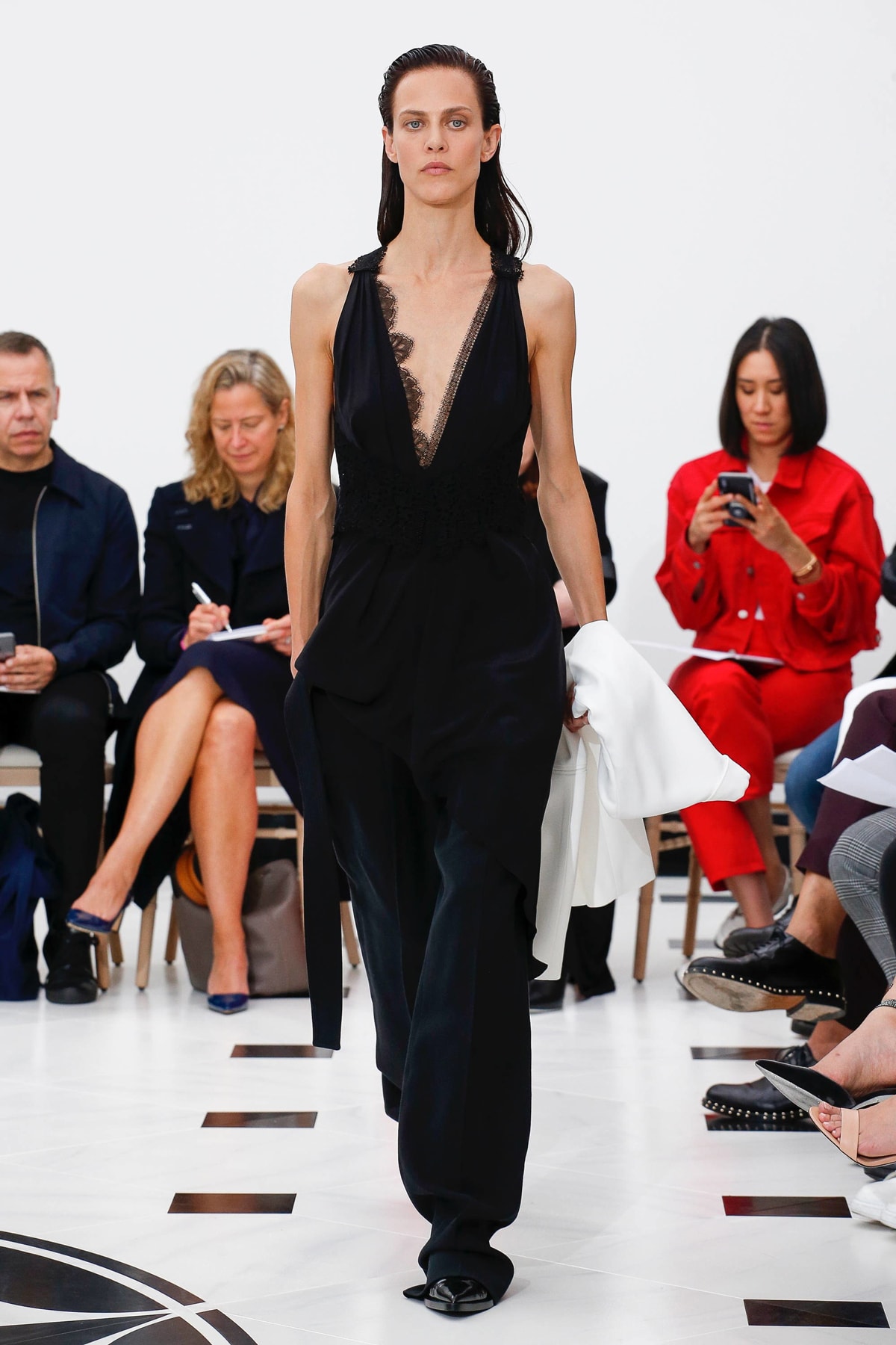 Victoria Beckham Spring Summer 2019 London Fashion Week Show Collection Dress Black