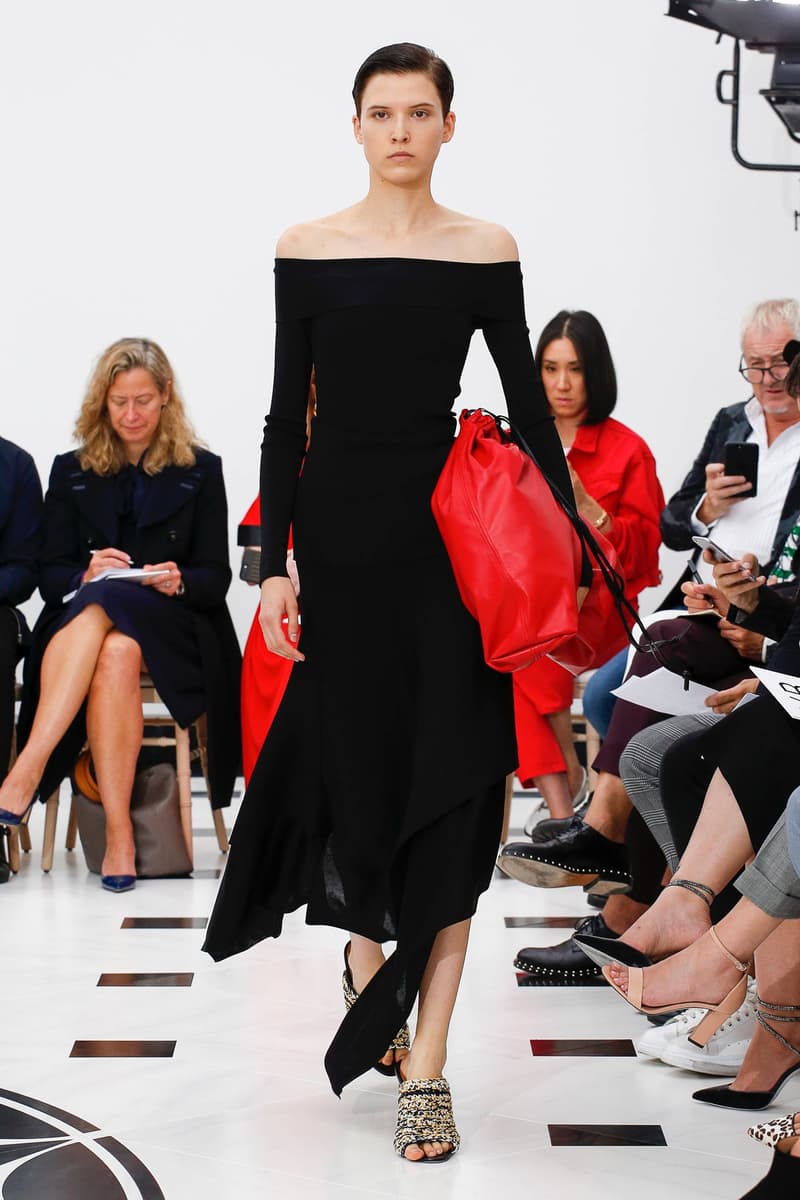 Victoria Beckham Spring Summer 2019 London Fashion Week Show Collection Dress Black