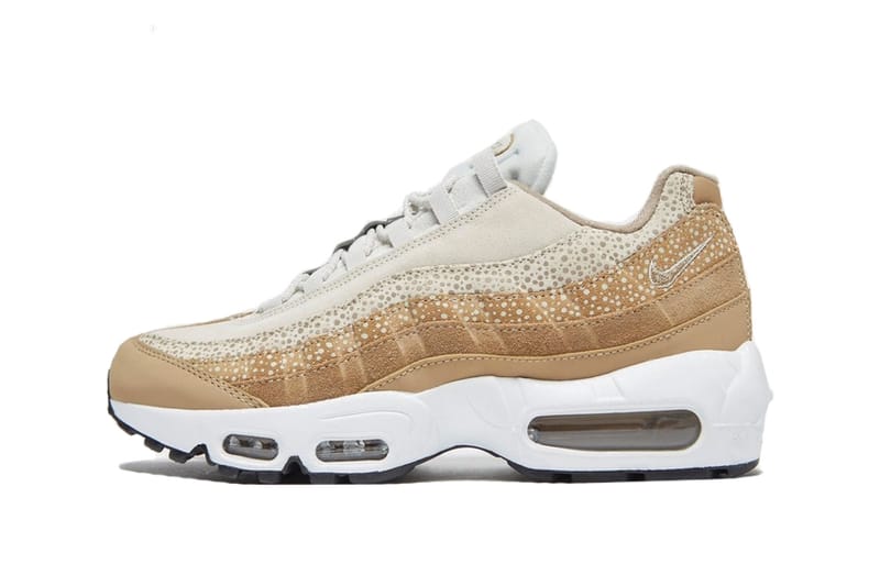 tan and white air max 95