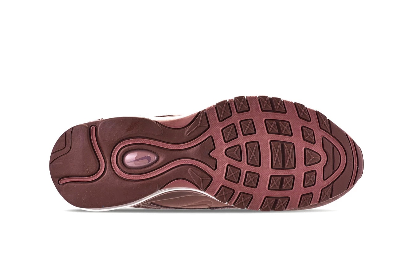 Nike Air Max 97 "Mahogany Mink" Burgundy Shoe Fall Winter Color