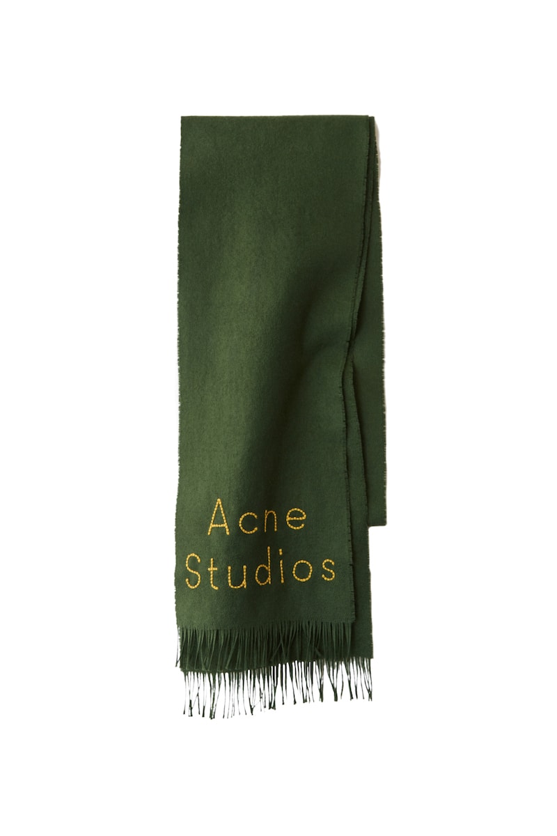 Acne Studios Fall/Winter 2018 Scarf Collection Wool Cashmere Blend Print FW18 