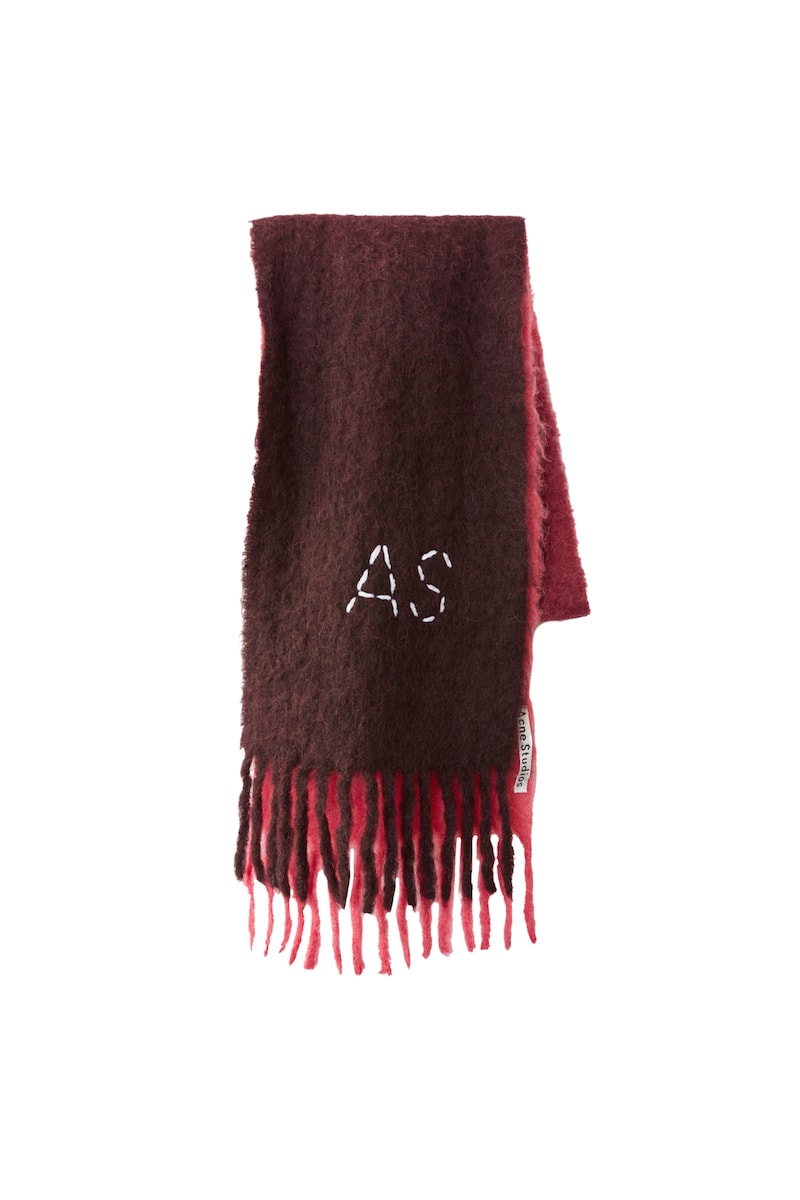 Acne Studios Fall/Winter 2018 Scarf Collection Wool Cashmere Blend Print FW18 
