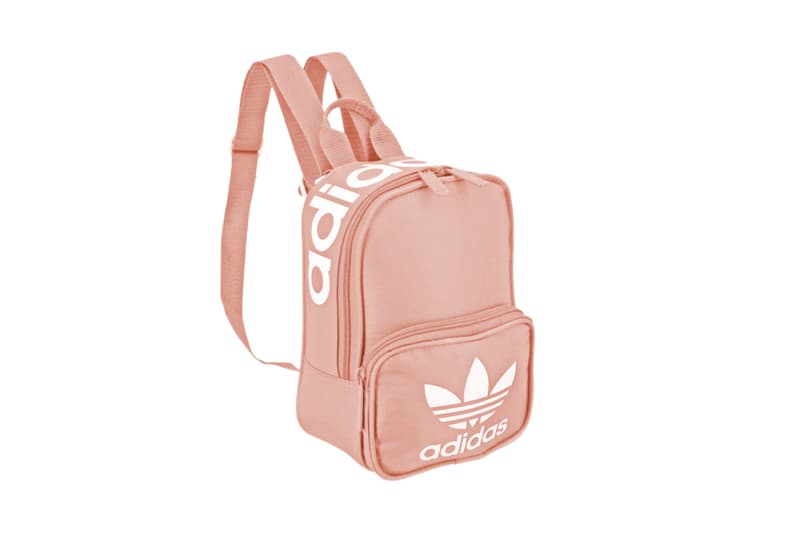 adidas Originals' Santiago Mini-Backpacks Red Black Pink Small Bag Sporty Trefoil Logo Print