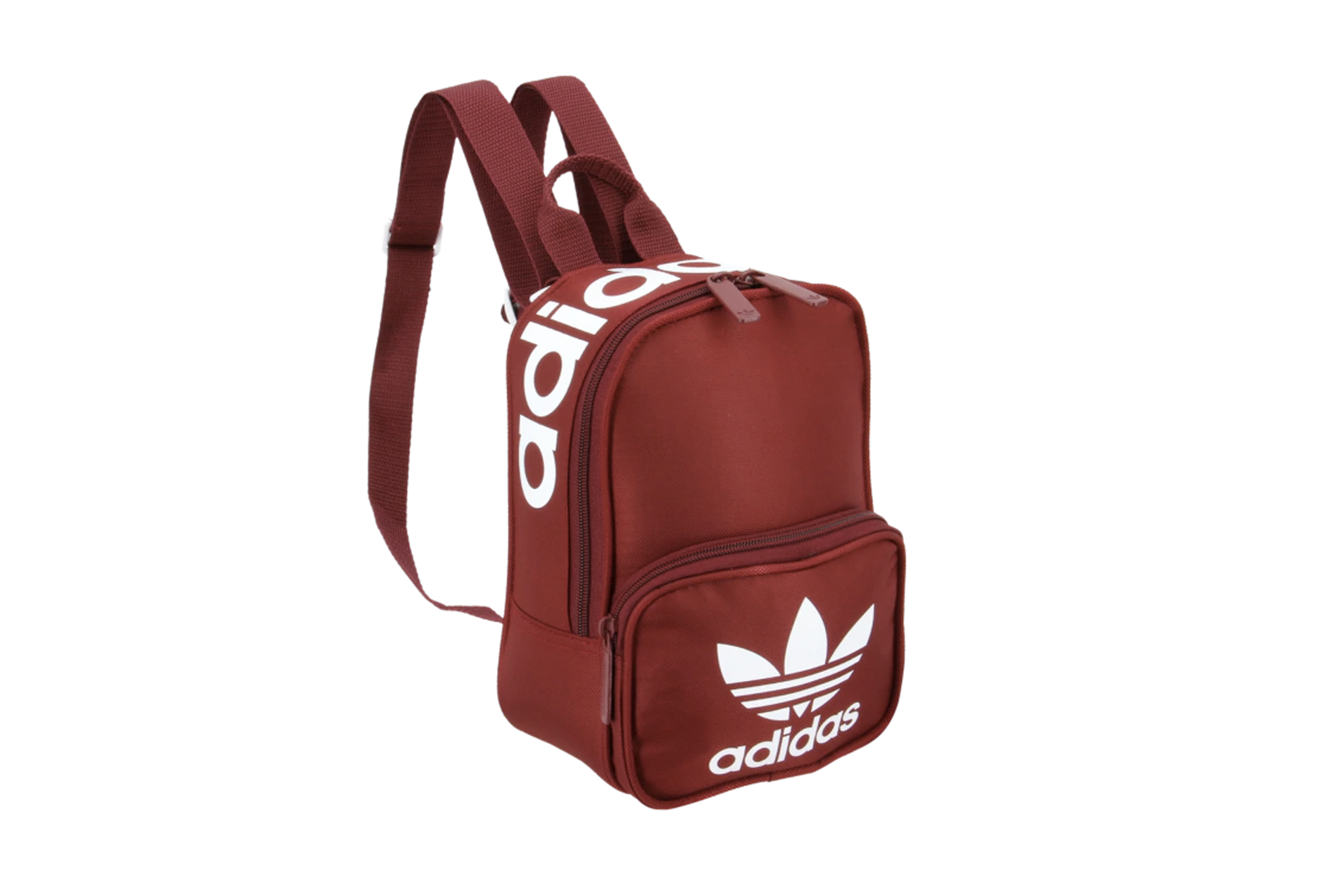 adidas Originals' Santiago Mini-Backpacks Red Black Pink Small Bag Sporty Trefoil Logo Print