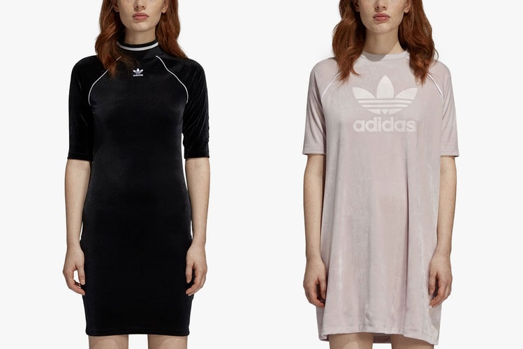 adidas Made Cozy Velvet Dresses for the Fall and Winter