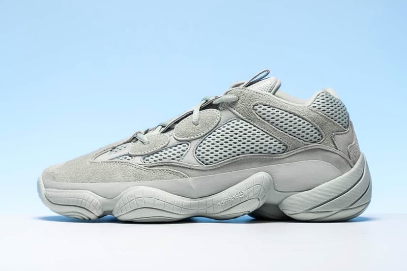 Kanye West adidas Originals Yeezy 500 Salt Release Grey Sneaker Shoe First Look