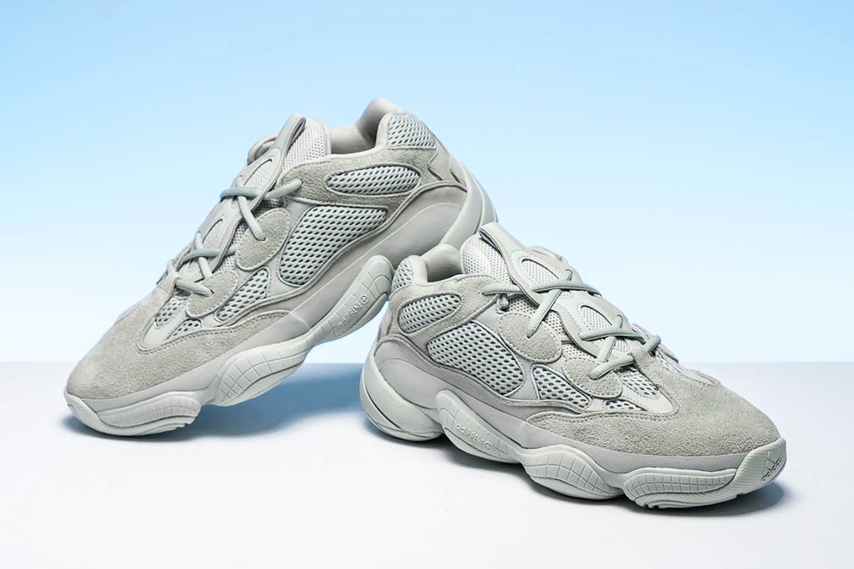 Kanye West adidas Originals Yeezy 500 Salt Release Grey Sneaker Shoe First Look