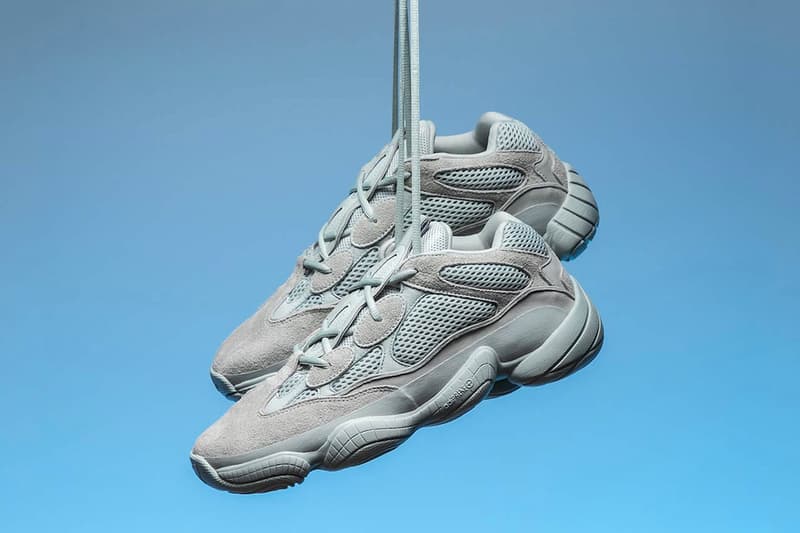 Kanye West adidas Originals Yeezy 500 Salt Release Grey Sneaker Shoe First Look