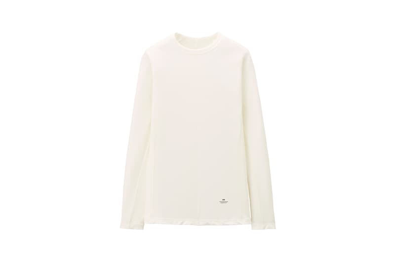 Alexander Wang x Uniqlo Heattech Collection Long Sleeve Shirt Cream