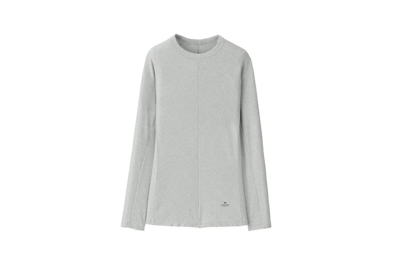 Alexander Wang x Uniqlo Heattech Collection Long Sleeve Shirt Grey