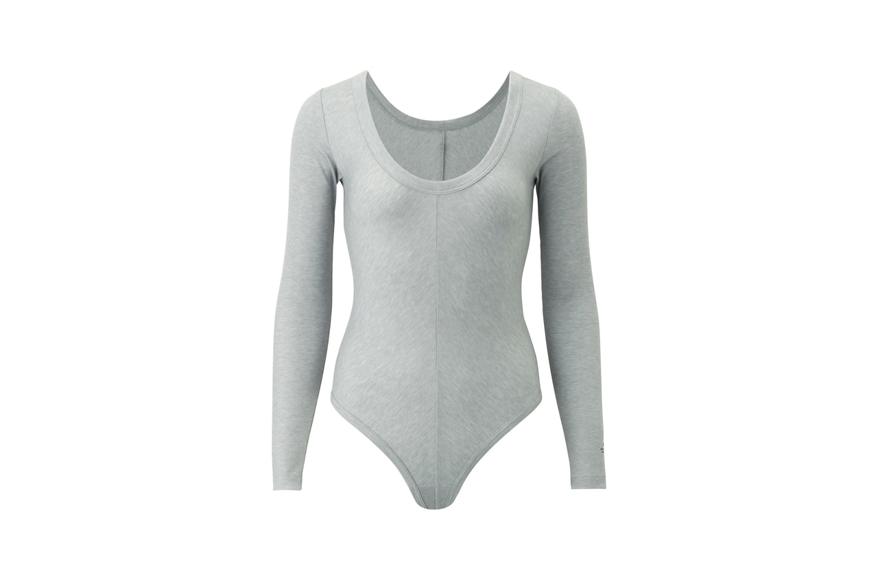 Alexander Wang x Uniqlo Heattech Collection Long Sleeve Bodysuit Grey