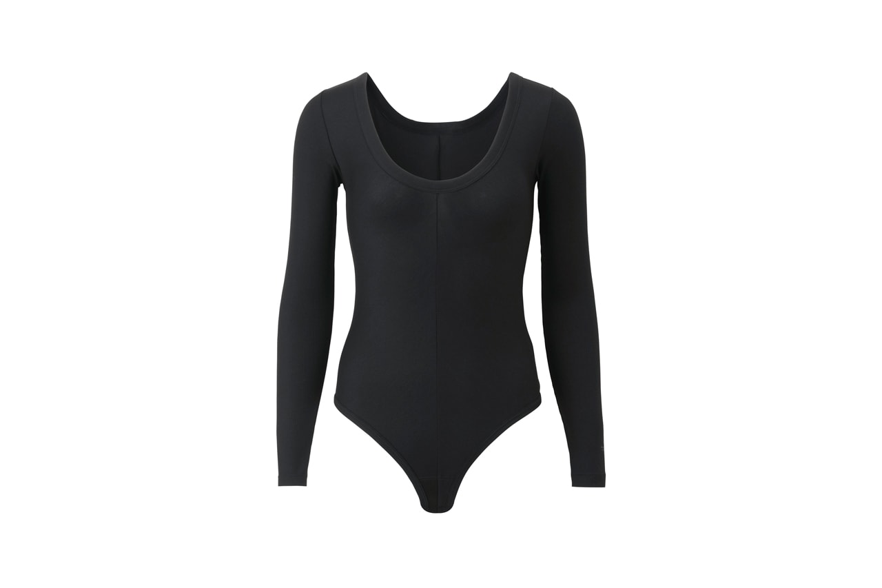Alexander Wang x Uniqlo Heattech Collection Long Sleeve Bodysuit Black