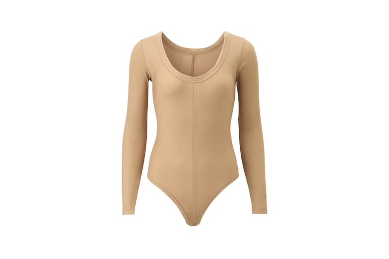 Alexander Wang x Uniqlo Heattech Collection Long Sleeve Bodysuit Brown