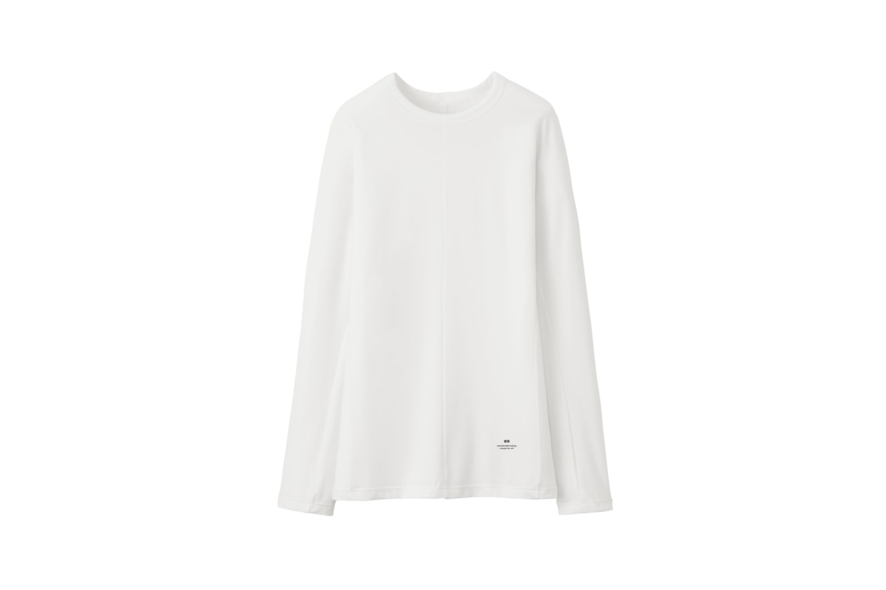 Alexander Wang x Uniqlo Heattech Collection Long Sleeve Shirt White