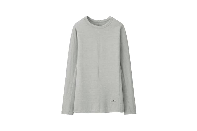 Alexander Wang x Uniqlo Heattech Collection Long Sleeve Shirt Grey