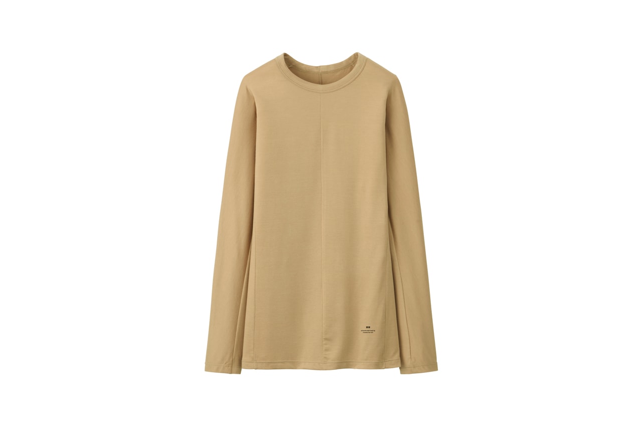 Alexander Wang x Uniqlo Heattech Collection Long Sleeve Shirt Brown
